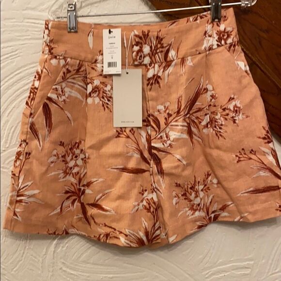 NWT JOIE Farrow Linen Floral Shorts - Picture 7 of 15